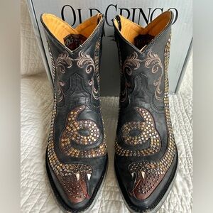 Old Gringo Rattlesnake Western Boots Size 10